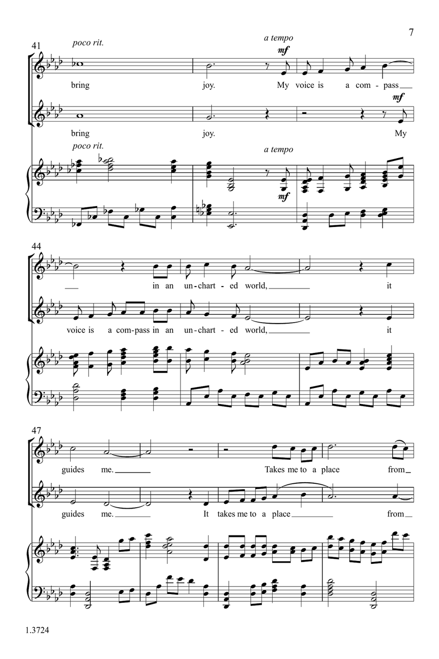 One Song SA scores gallery preview page 7