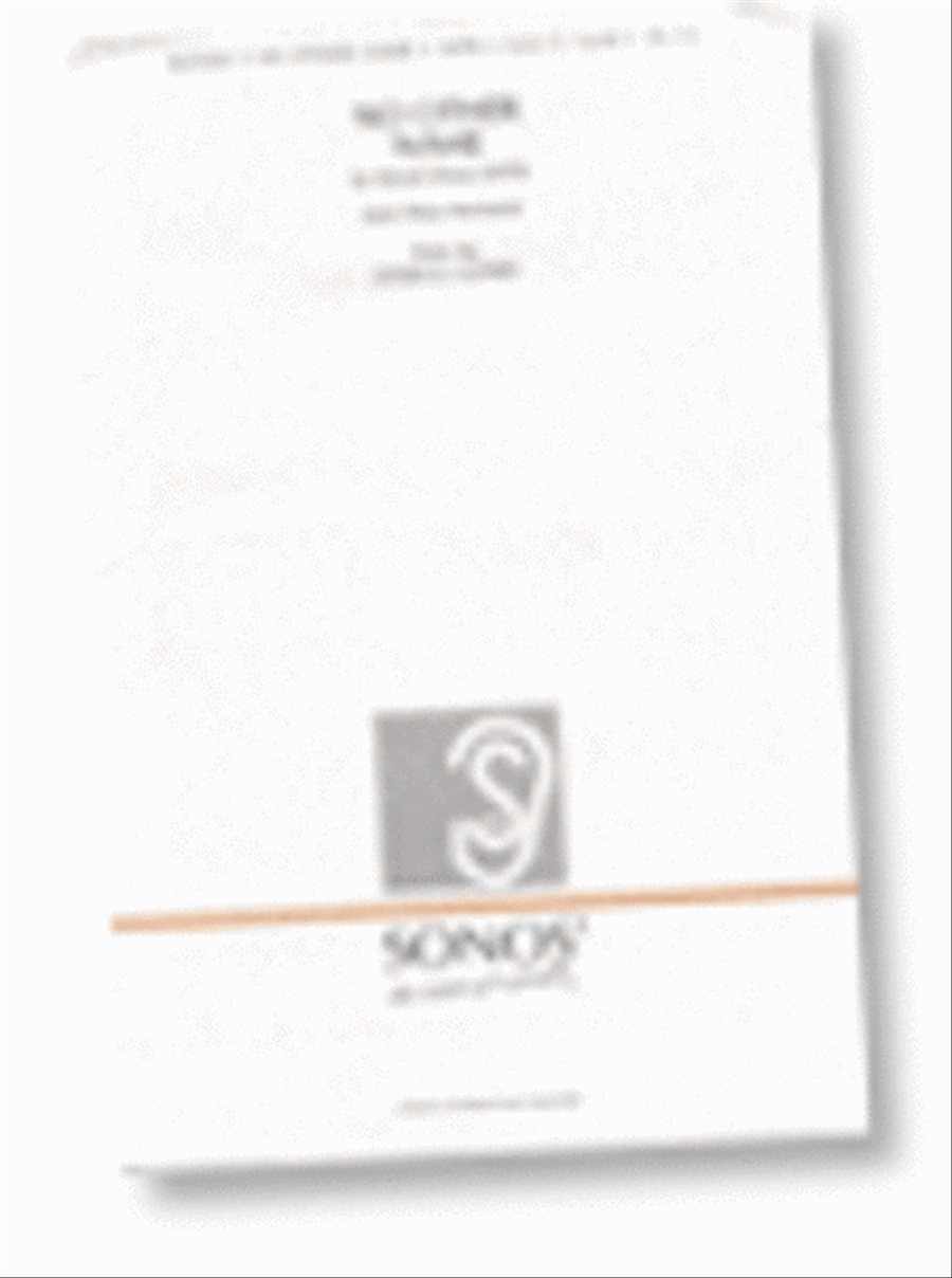 No Other Name - SATB 4-Part scores gallery preview page 1