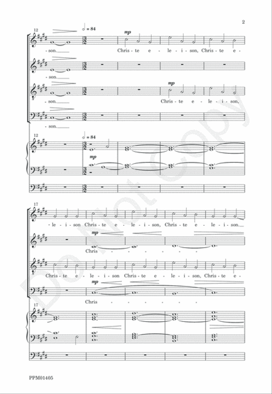 Mass Mass 4-Part scores gallery preview page 4