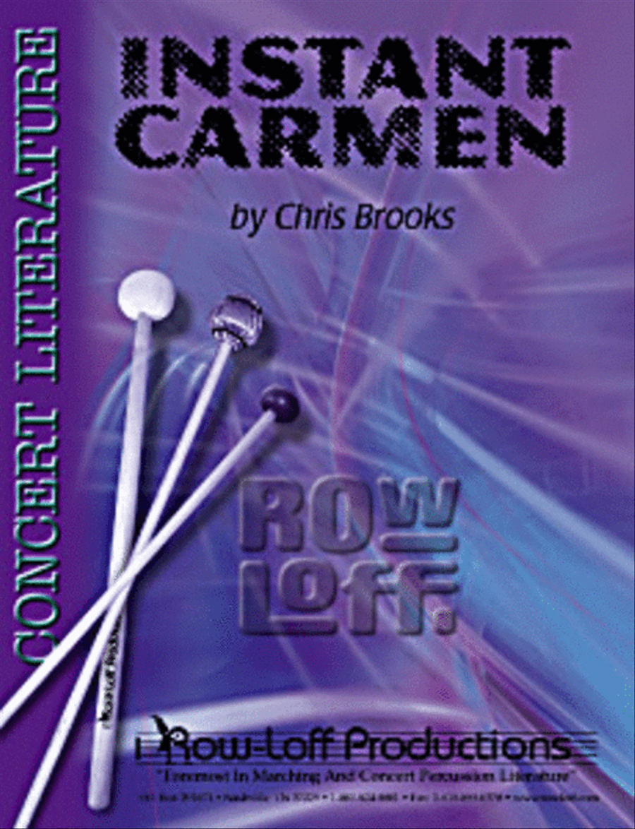 Instant Carmen Percussion Ensemble scores gallery preview page 1