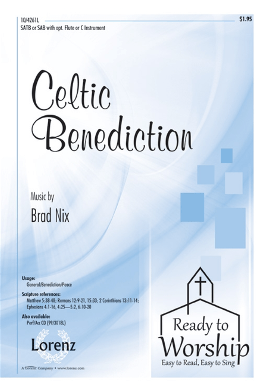 Celtic Benediction 4-Part scores gallery preview page 1