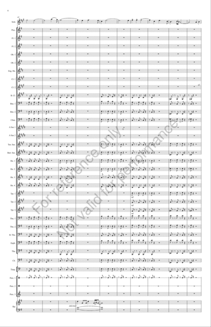 Shenandoah Fantasy Concert Band scores gallery preview page 7