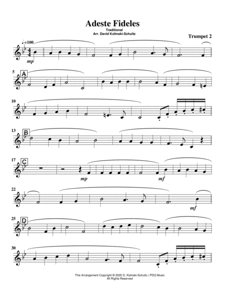 8 Christmas Carols for Brass Quartet image number null