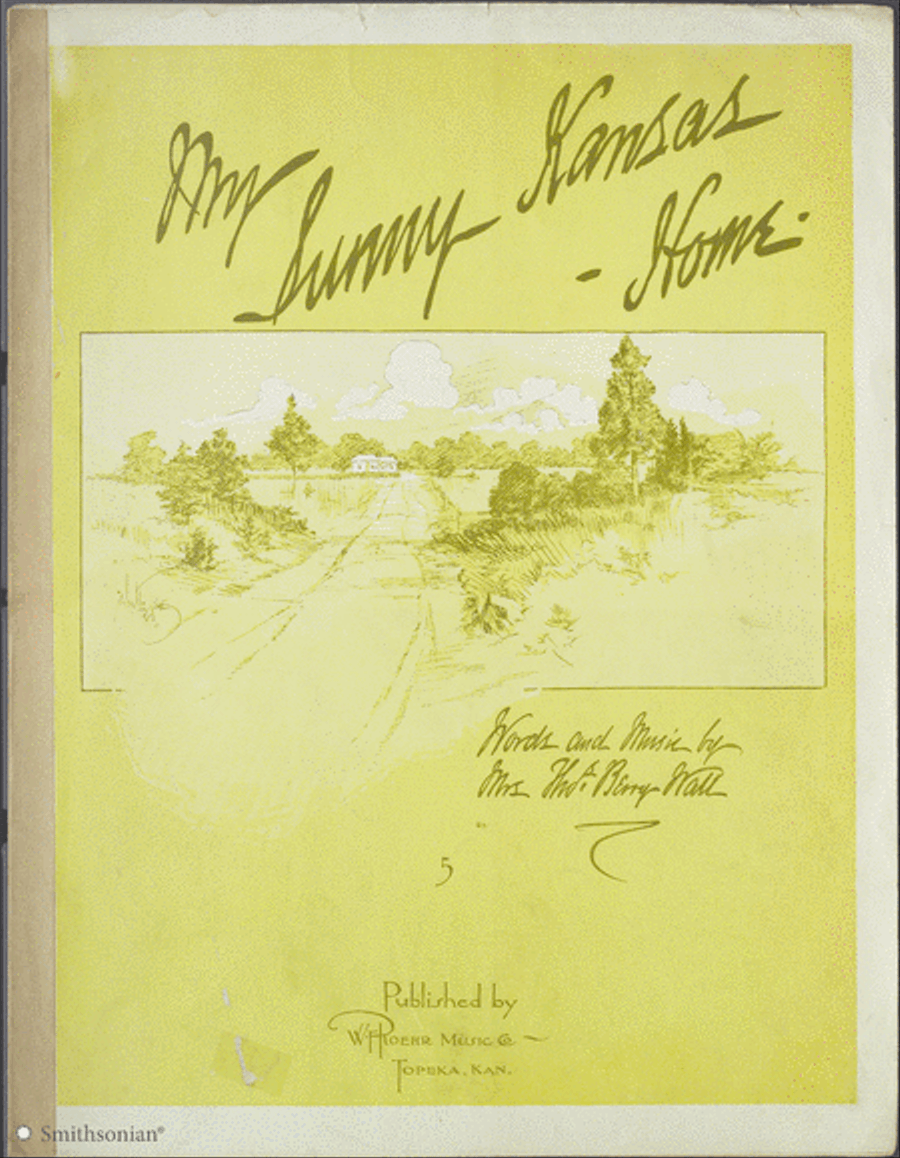 My Sunny Kansas Home Piano, Vocal scores gallery preview page 1