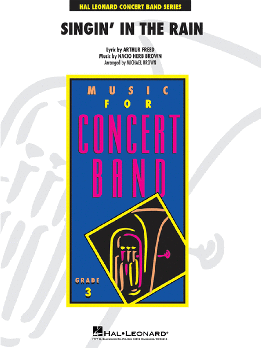 Singin' in the Rain Concert Band scores gallery preview page 1