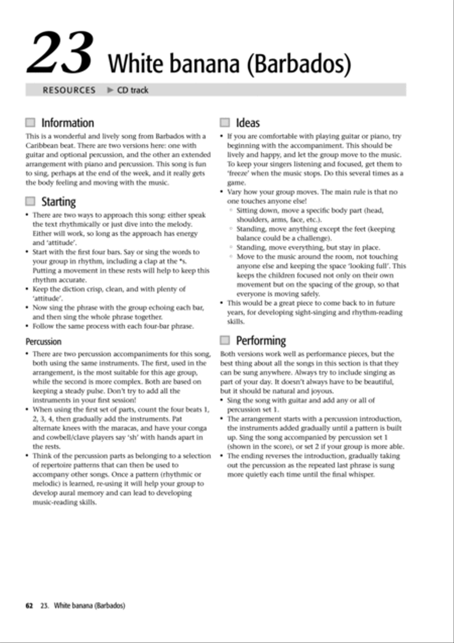 Young Voiceworks Unison Choir scores gallery preview page 13