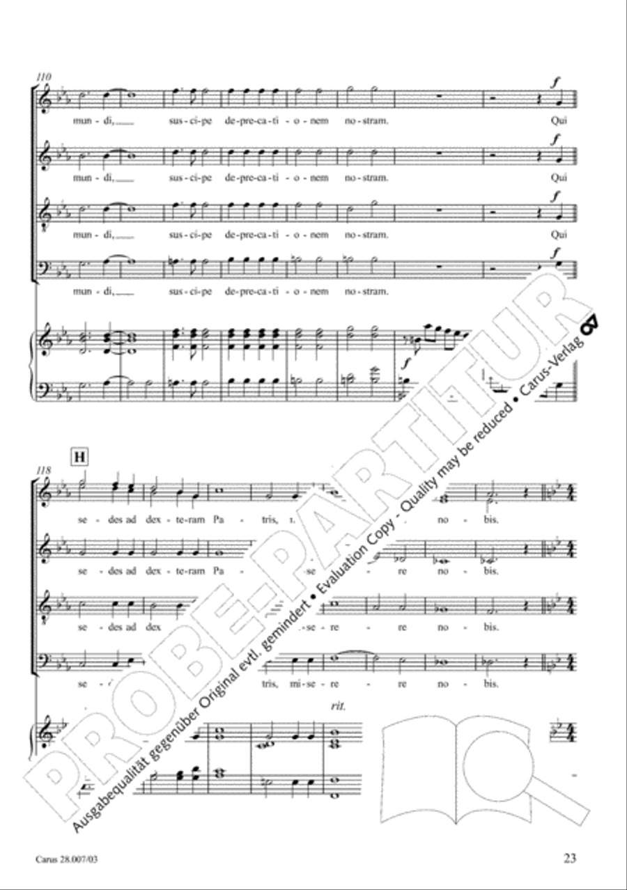 Missa latina 4-Part scores gallery preview page 24