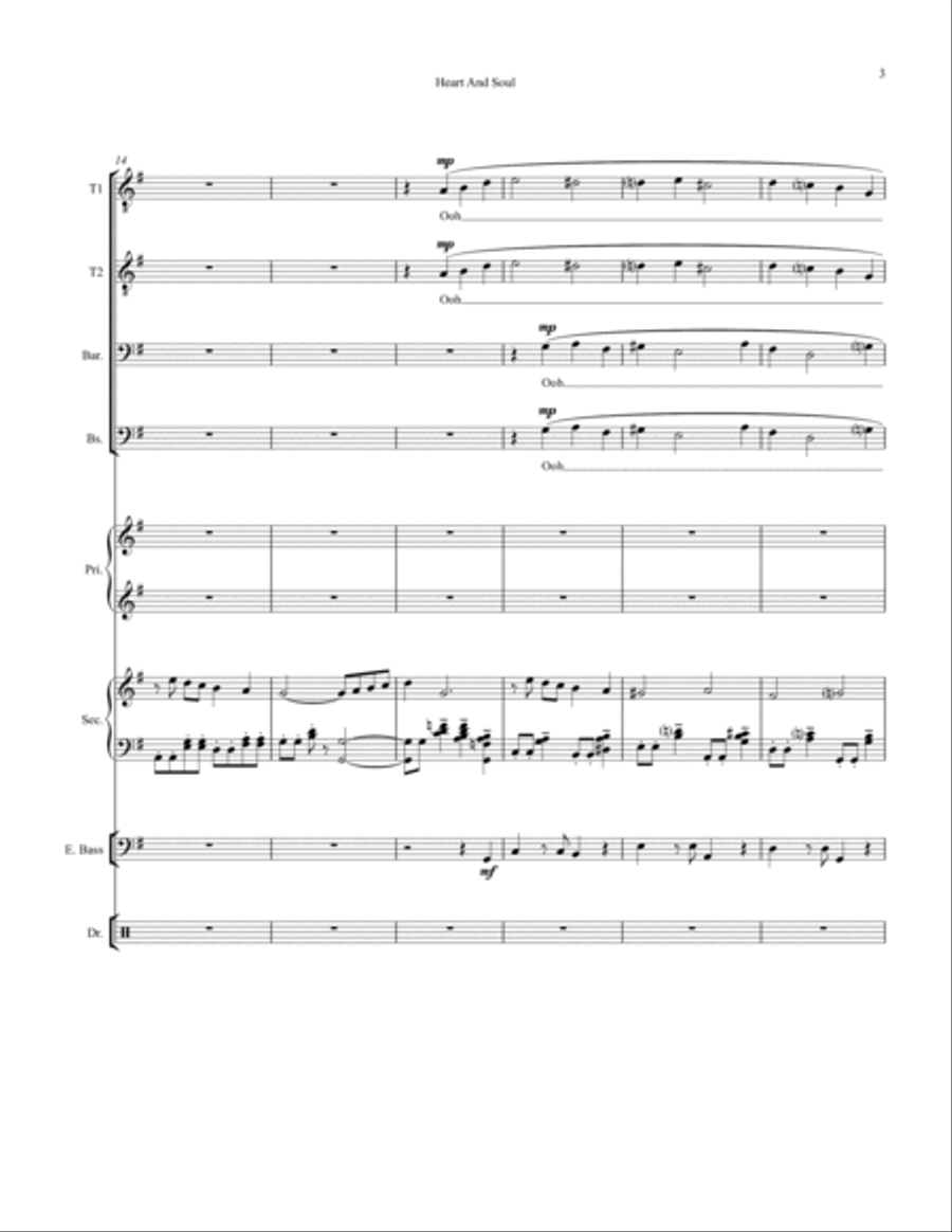 Heart And Soul Small Ensemble scores gallery preview page 3