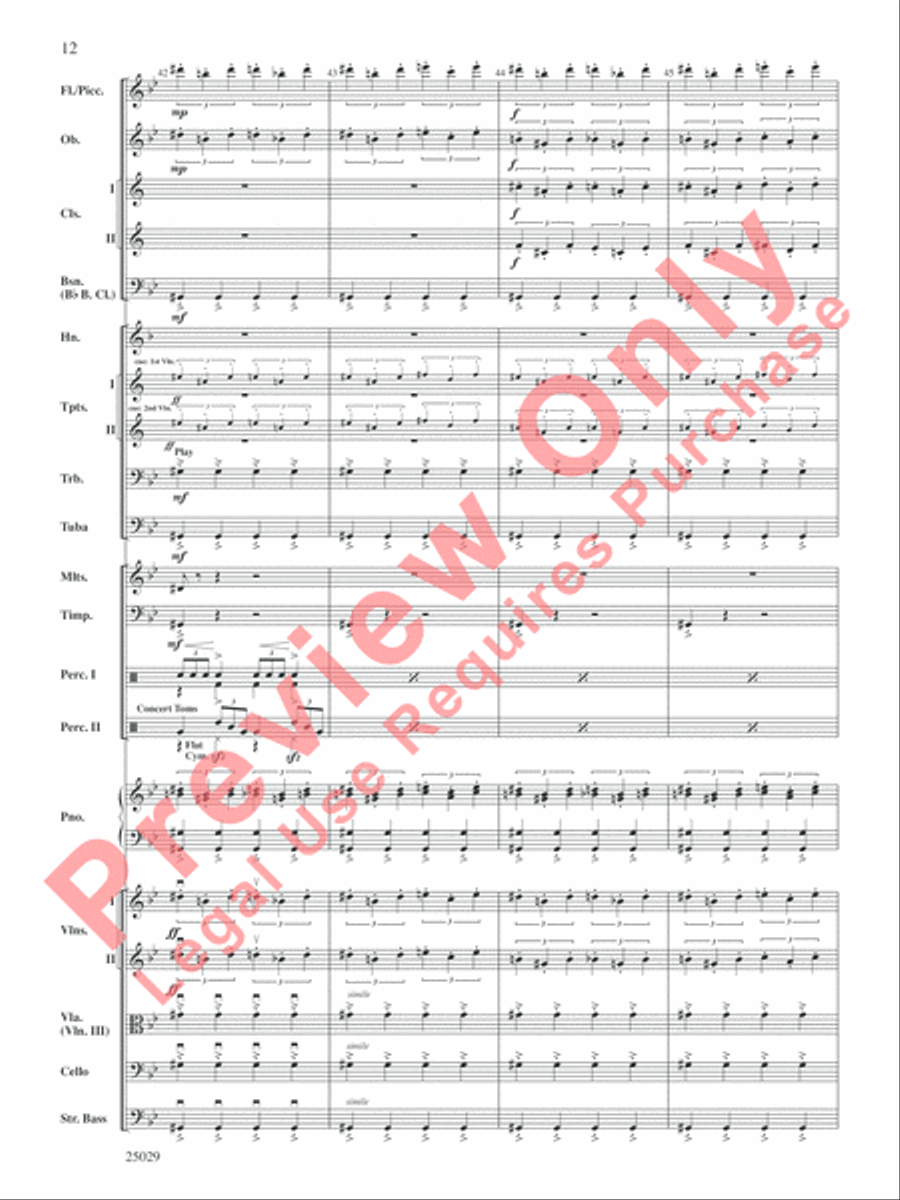 Charlie and the Chocolate Factory, Selections from the Original Movie Soundtrack Full Orchestra scores gallery preview page 13