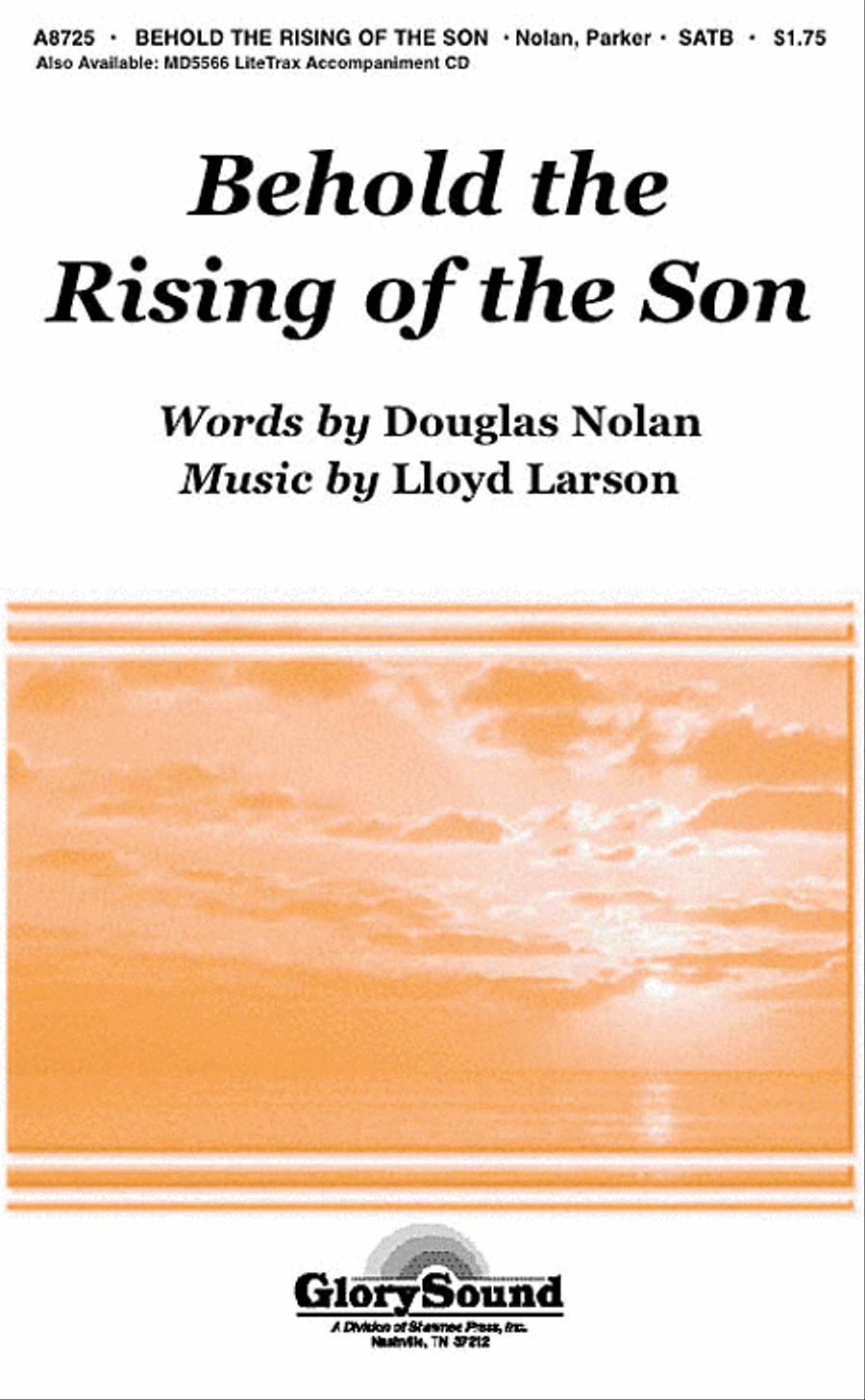 Behold the Rising of the Son 4-Part scores gallery preview page 1