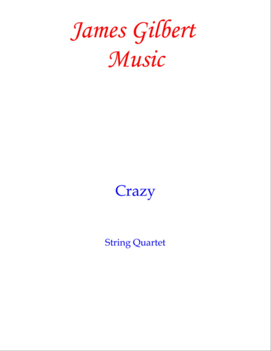 Crazy String Quartet scores gallery preview page 1