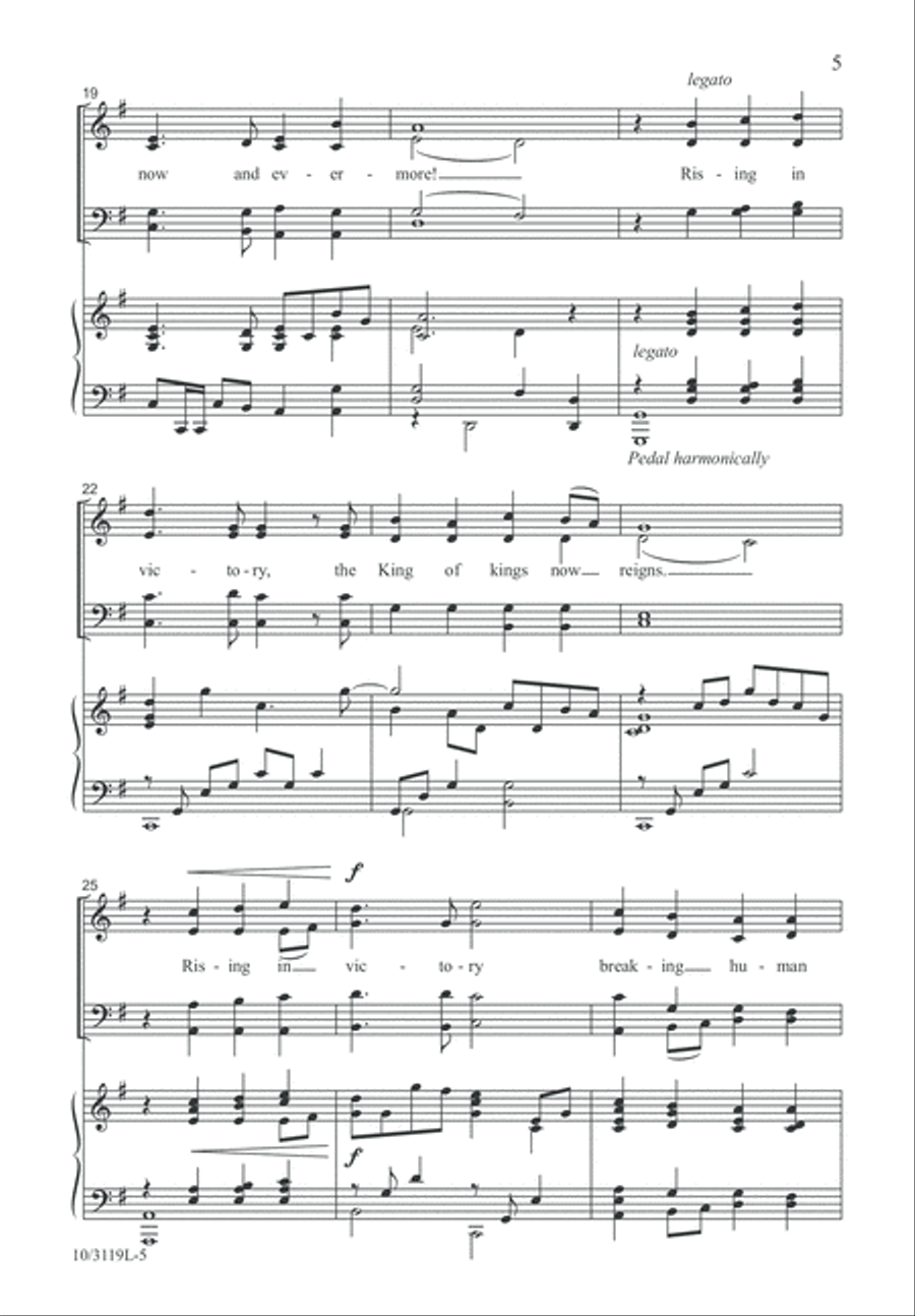 He Is Alive! 4-Part scores gallery preview page 5