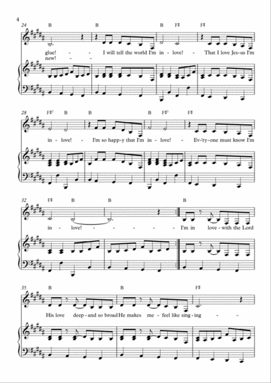 In Love Voice scores gallery preview page 4