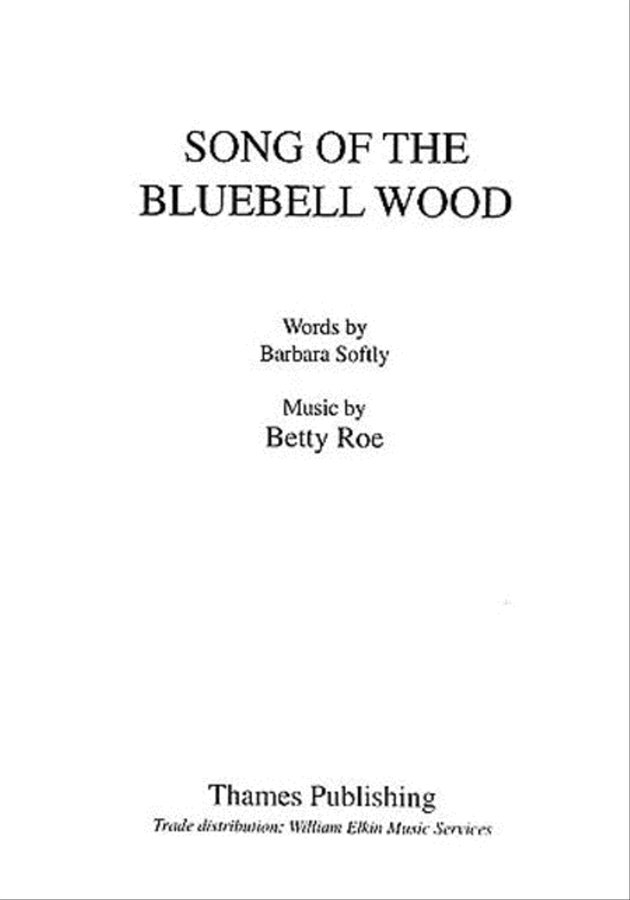 Song Of The Bluebell Wood Unison Choir scores gallery preview page 1