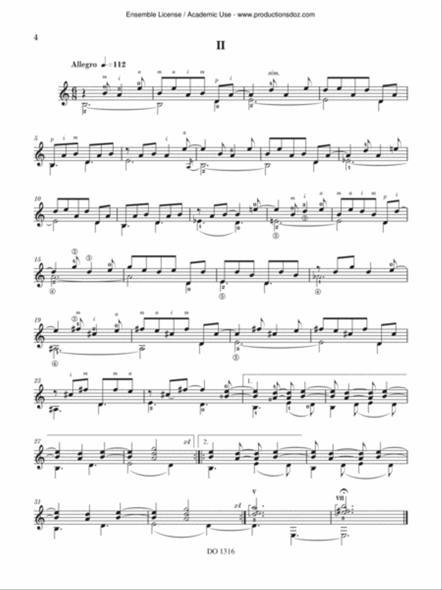 Warm up Classical Guitar scores gallery preview page 4