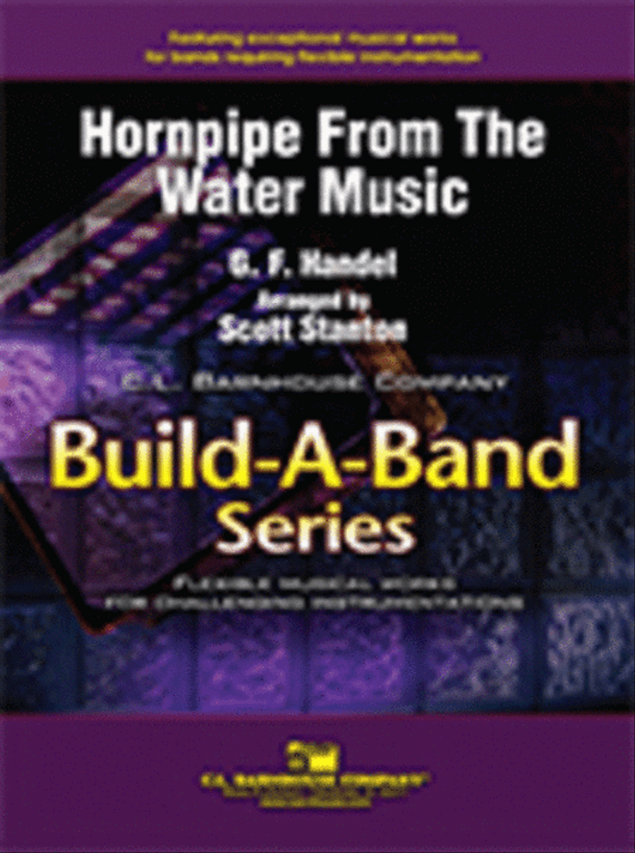 Hornpipe from the Water Music Concert Band scores gallery preview page 1