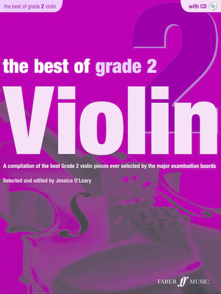 Book cover for Best Of Grade 2 Violin Book/CD