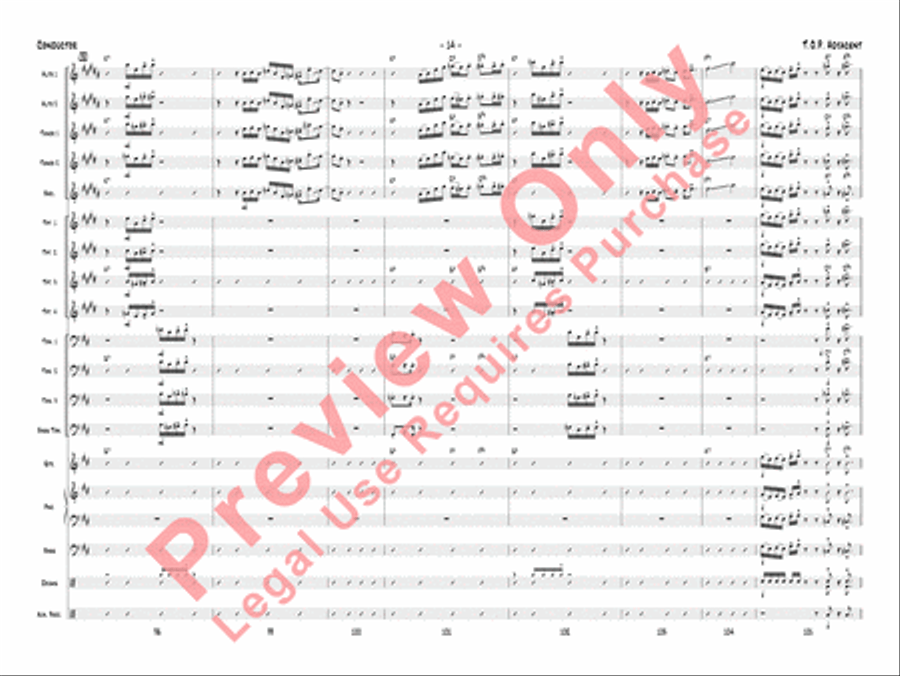 T.O.P. Adjacent Jazz Ensemble scores gallery preview page 17