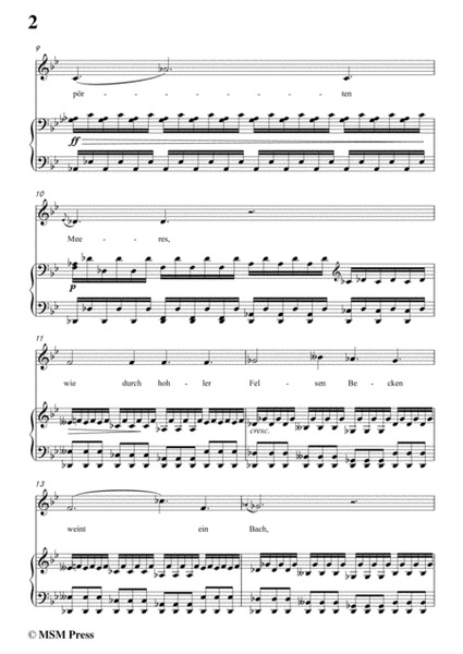 Schubert-Gruppe aus dem Tartarus,Op.24 No.1,in B flat Major,for Voice&Piano image number null