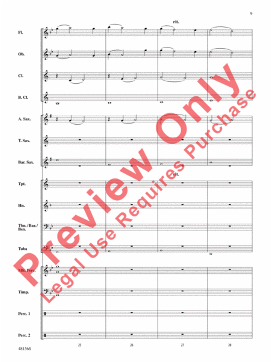 Vulcan's Forge Concert Band scores gallery preview page 10