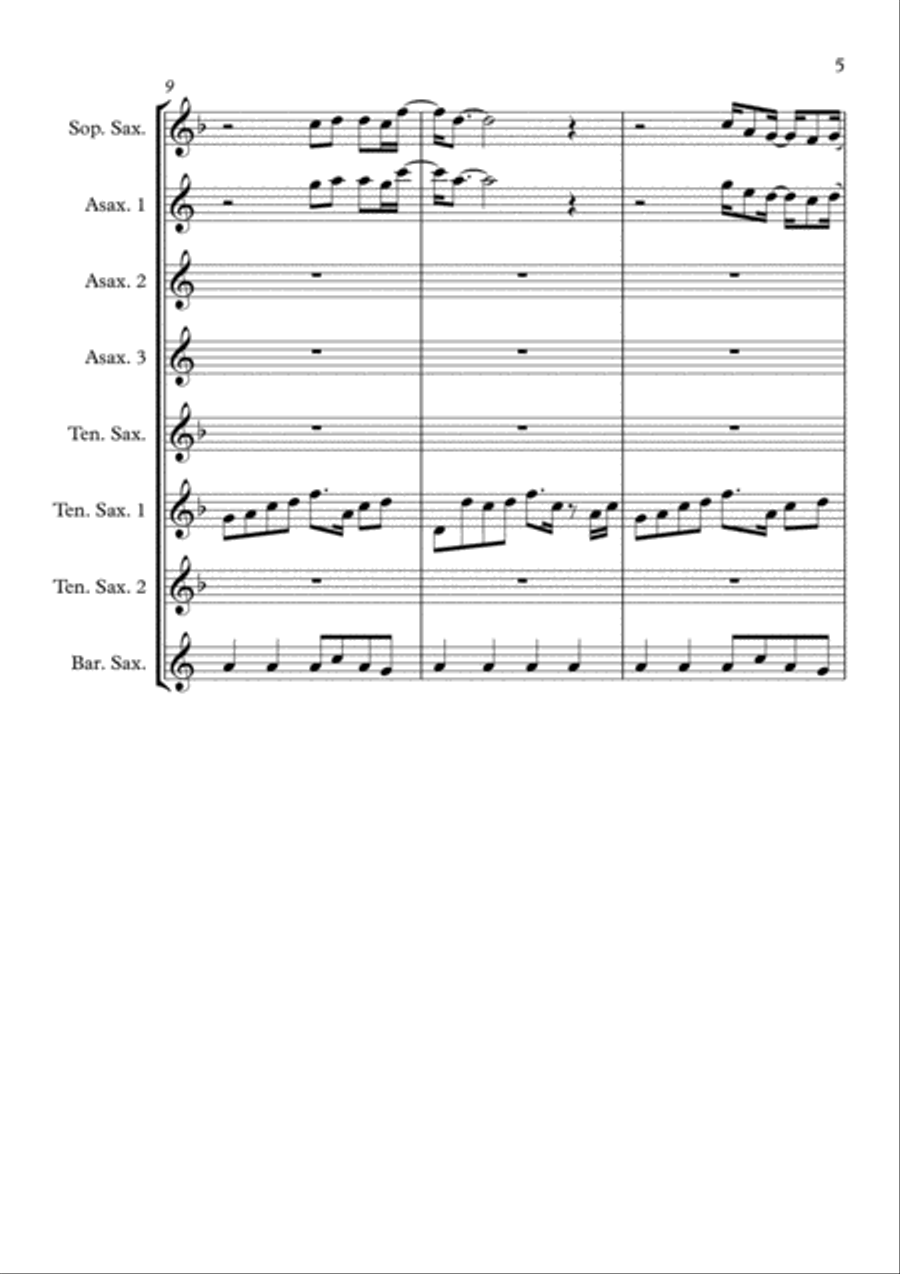 Superstition Superstition Woodwind Quintet scores gallery preview page 5