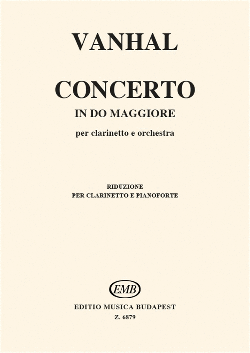 Konzert C-Dur Für Klarinette Und Orchester