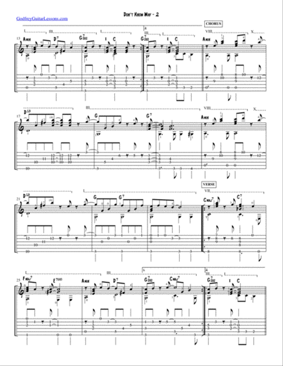 Don't Know Why Don't Know Why Electric Guitar scores gallery preview page 2