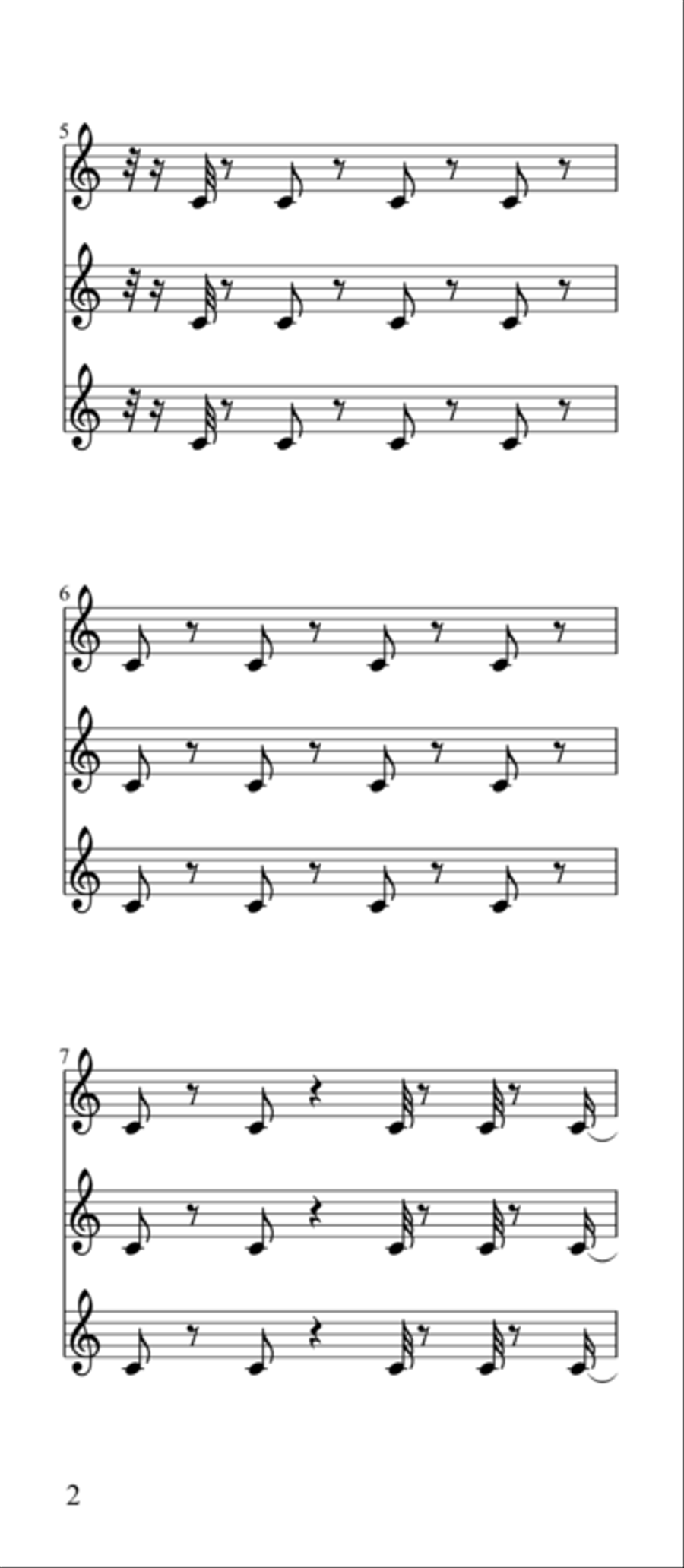 Morse Charang : 003102 Small Ensemble scores gallery preview page 6
