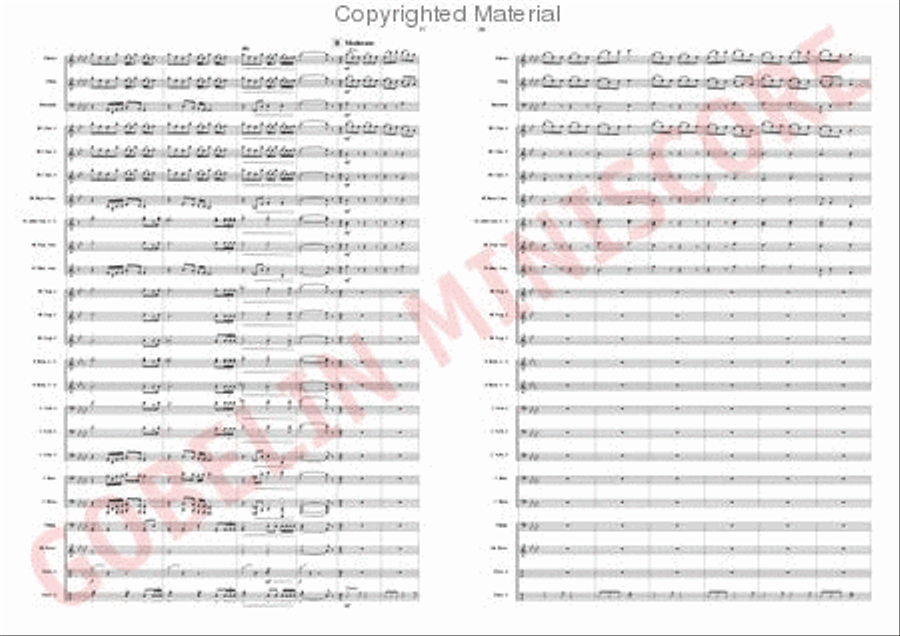 Land of Legends Concert Band scores gallery preview page 19