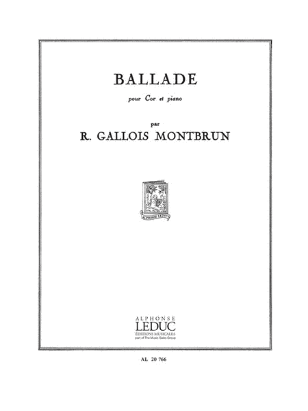 Ballade (horn & Piano)