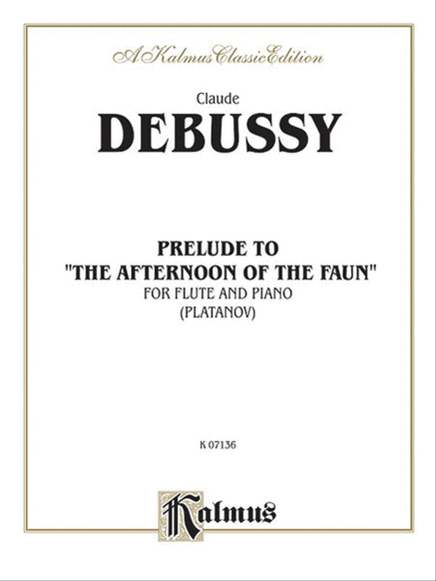Prelude to Afternoon of a Faun Small Ensemble scores gallery preview page 1