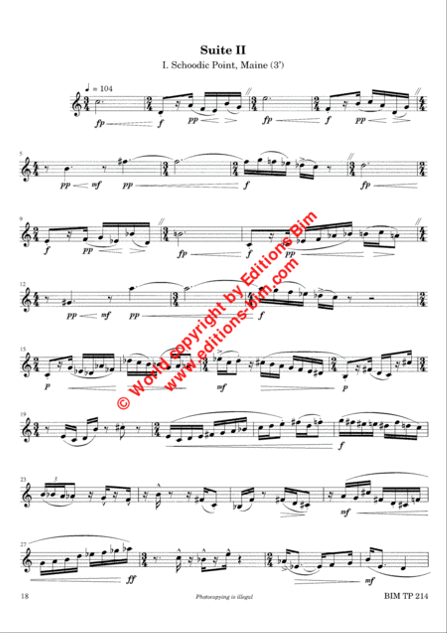 Notes from Faraway Places Trumpet Solo scores gallery preview page 7