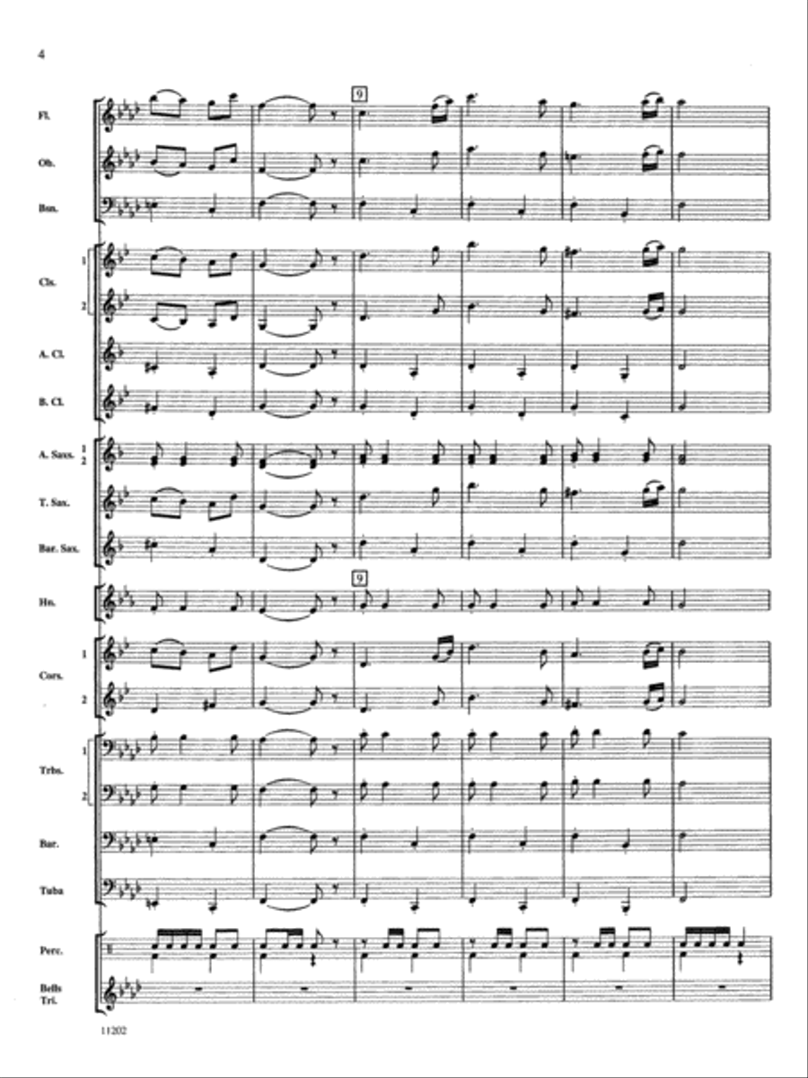 Hungarian Dance No. 5: Score Concert Band scores gallery preview page 4