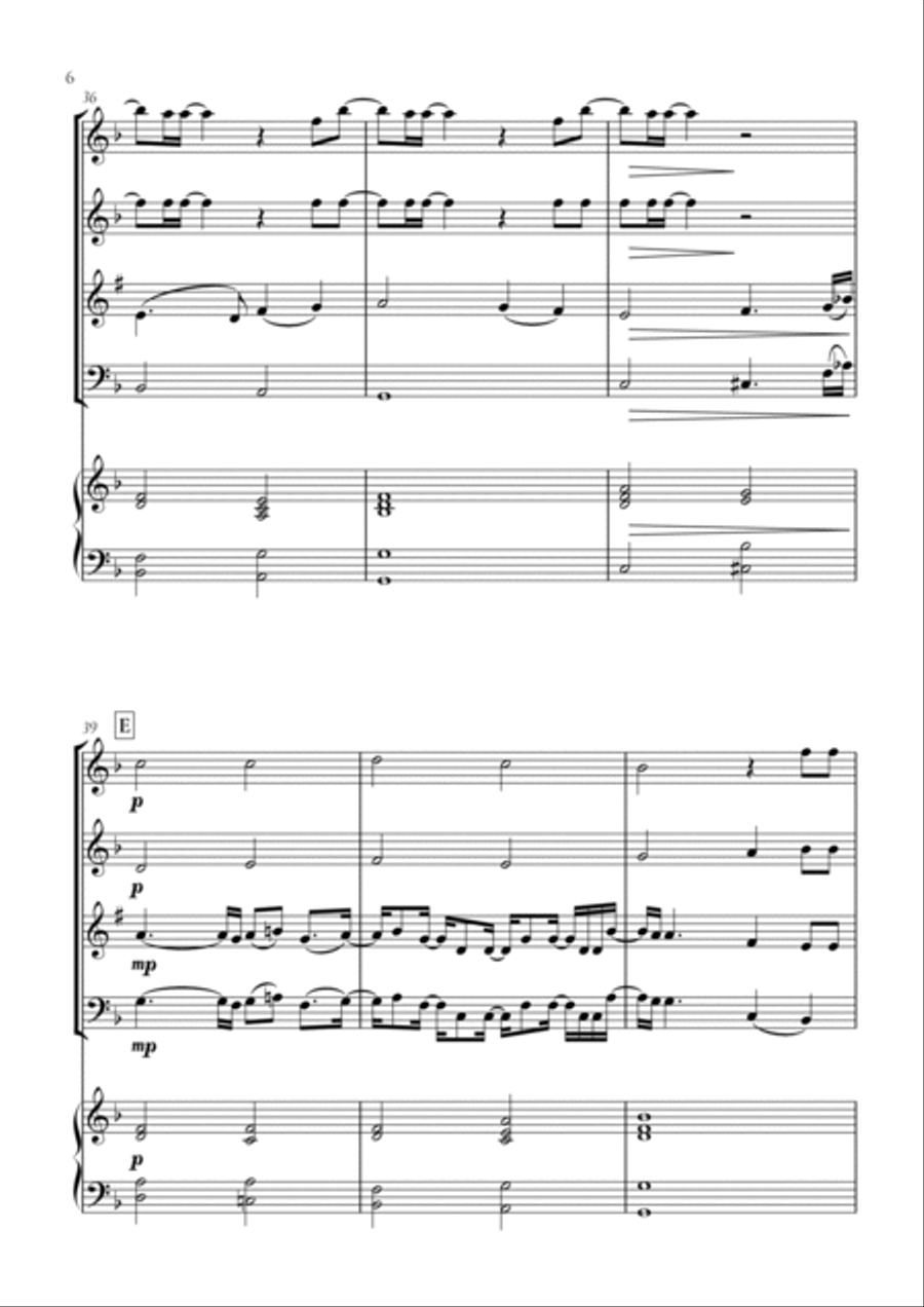 When We Were Young Bassoon scores gallery preview page 6