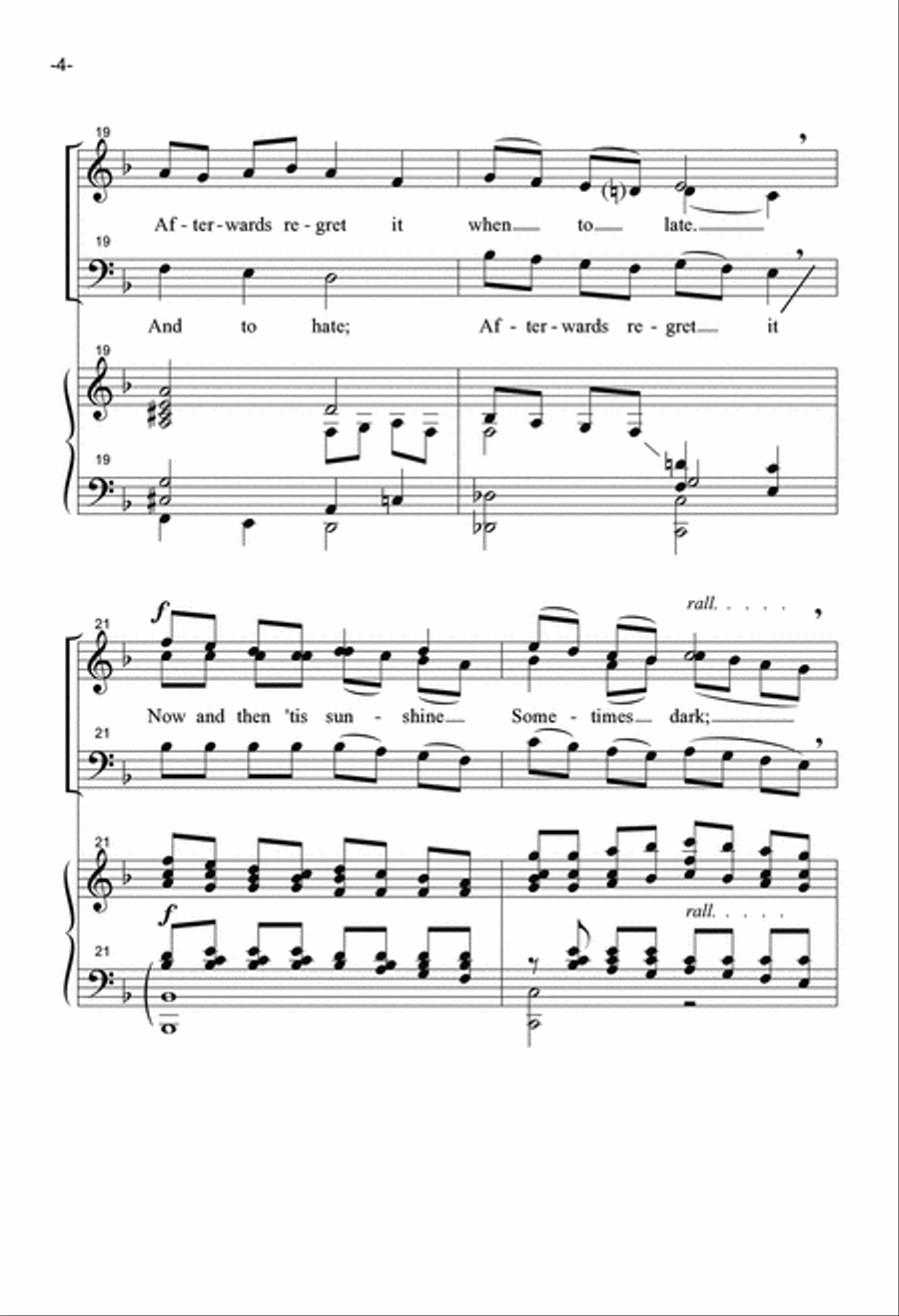 Tis A Little Journey 3-Part scores gallery preview page 5