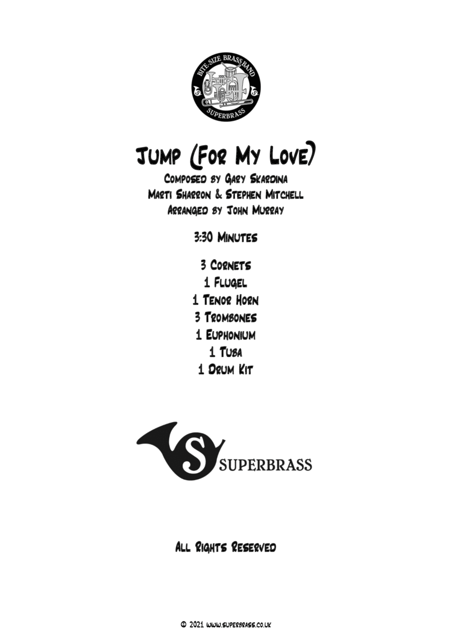 Jump (for My Love) Jump (for My Love) Small Ensemble scores gallery preview page 1