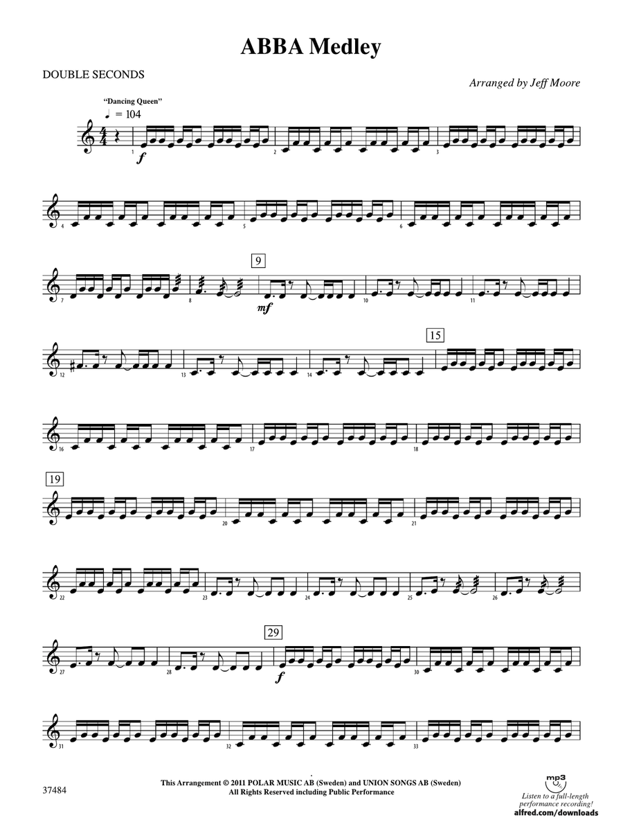 ABBA Medley: 3rd Percussion