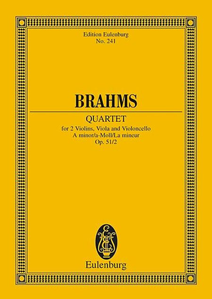 Book cover for String Quartet in A minor, Op. 51/2