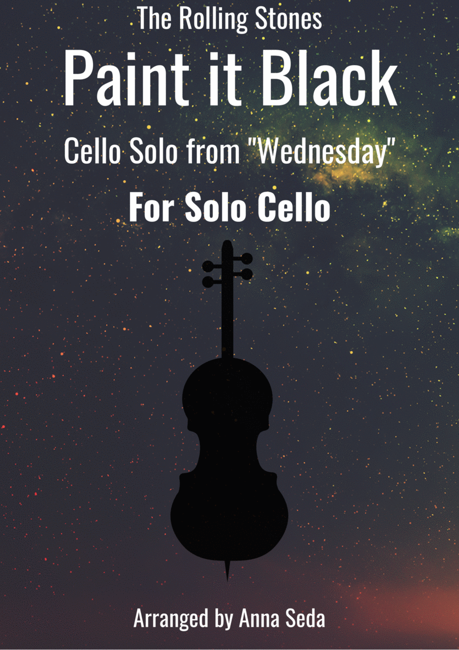Paint It, Black Cello Solo scores gallery preview page 1