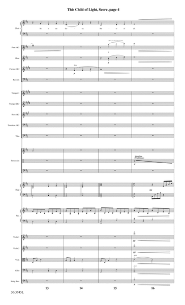 This Child of Light - Orchestral Score and CD with Printable Parts