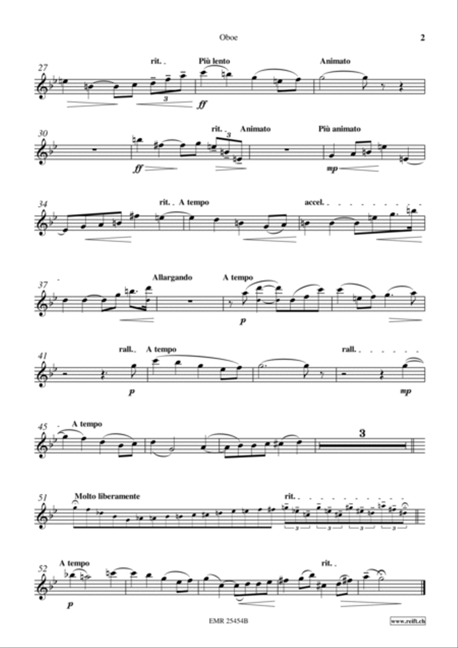 Adagio Oboe scores gallery preview page 3