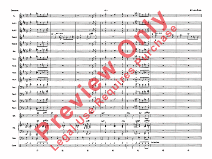 St. Louis Blues Jazz Ensemble scores gallery preview page 9