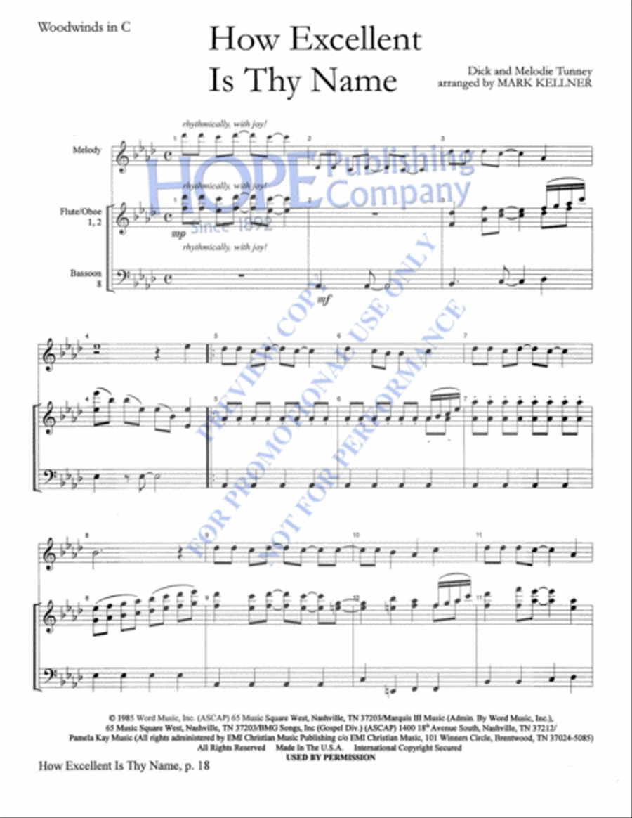 Praise Him with Instruments Orchestra scores gallery preview page 21
