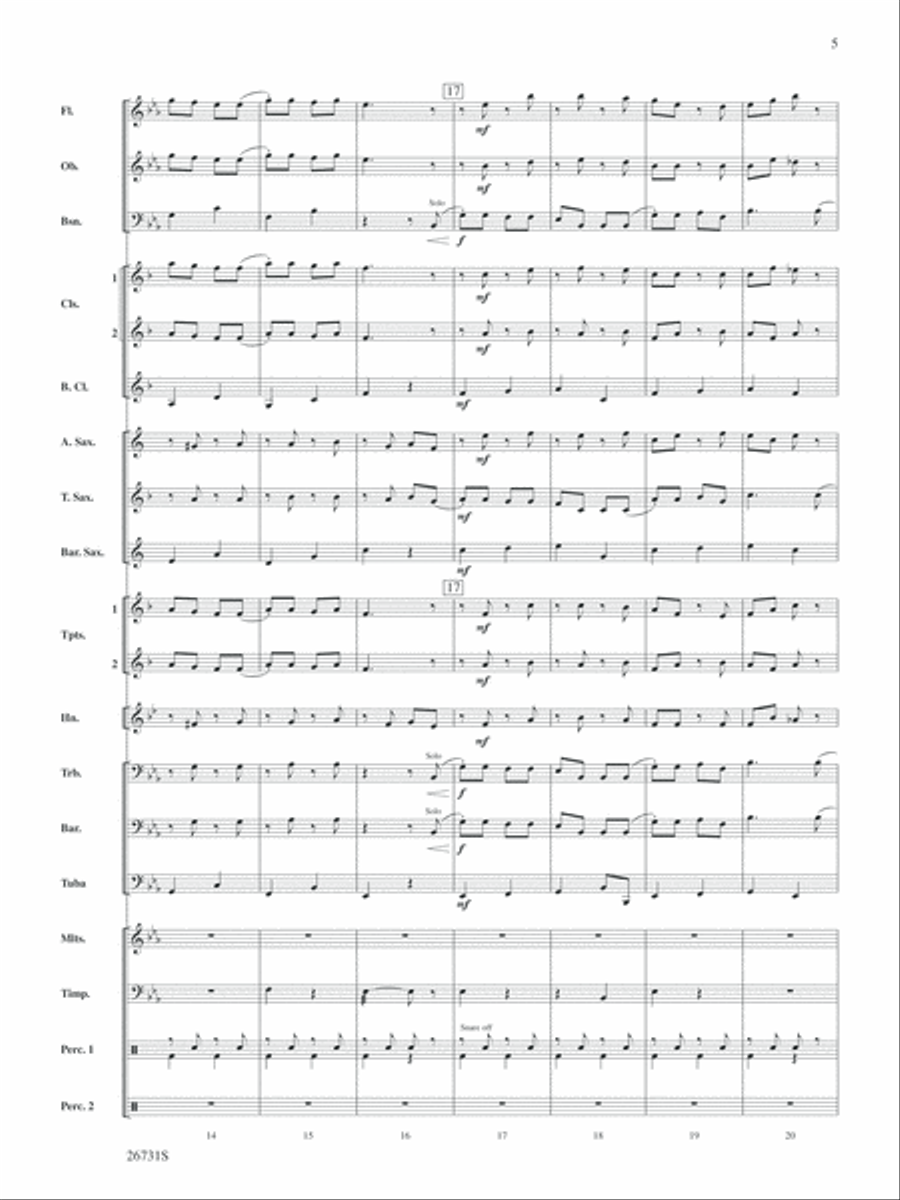 Christmastime in Russia: Score Concert Band scores gallery preview page 5