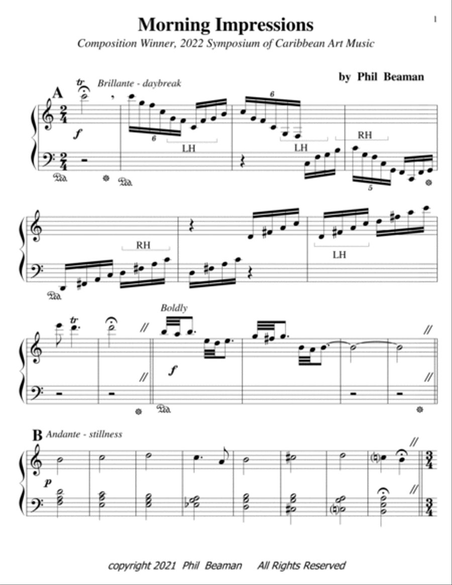Impressions - piano solos book Piano Solo scores gallery preview page 2
