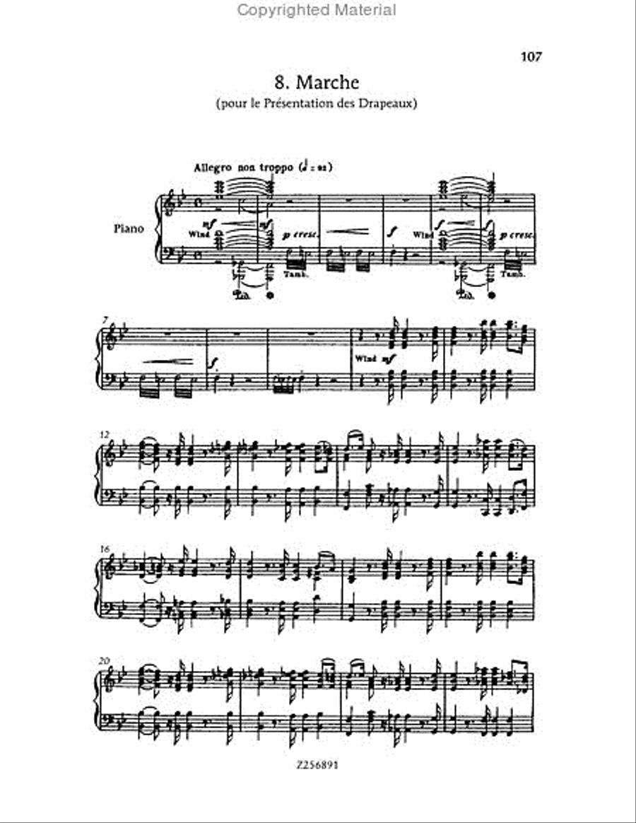 Te Deum, H 118 Choir scores gallery preview page 107