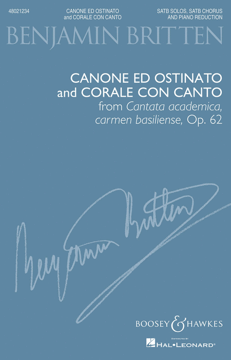 Canone ed Ostinato and Corale con Canto