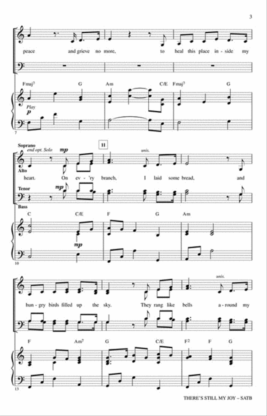 There's Still My Joy Choir scores gallery preview page 3