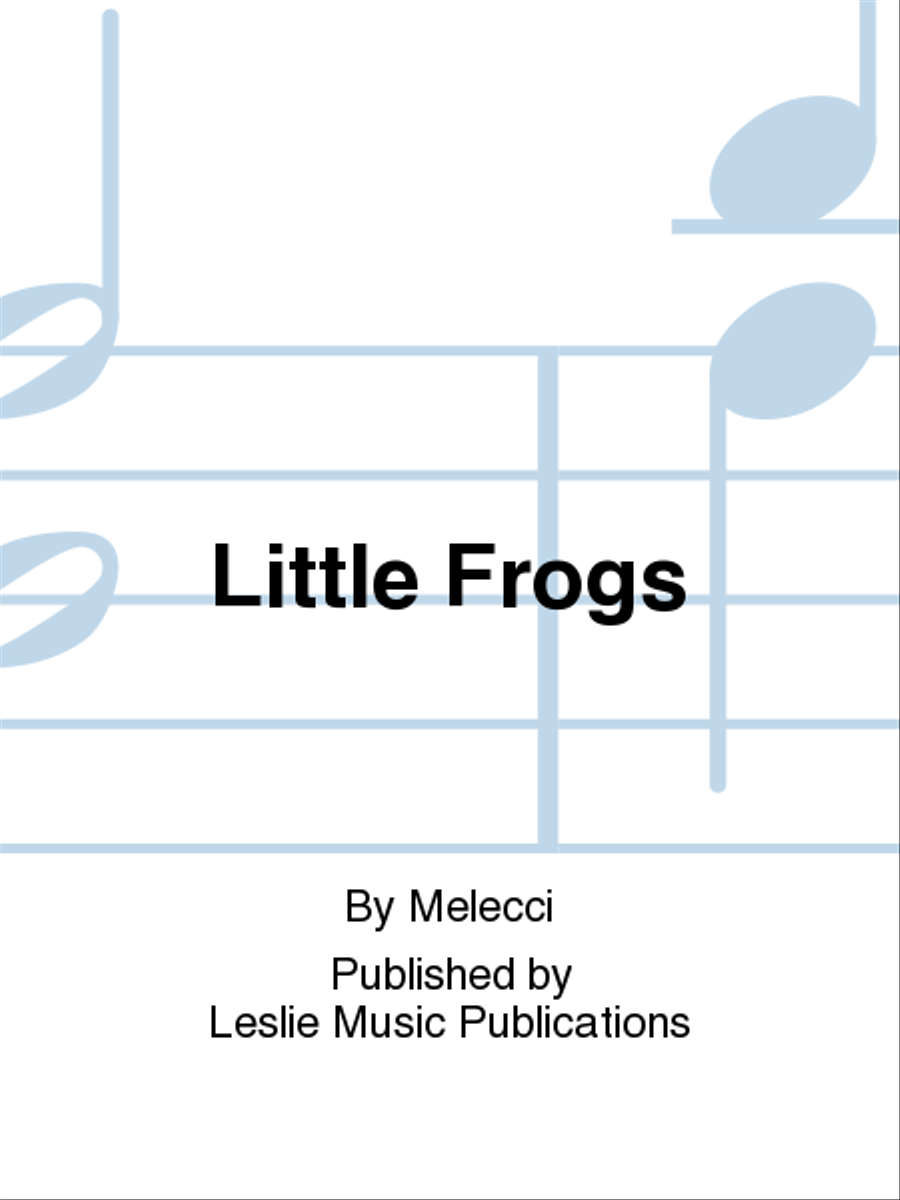Little Frogs Piano Solo scores gallery preview page 1