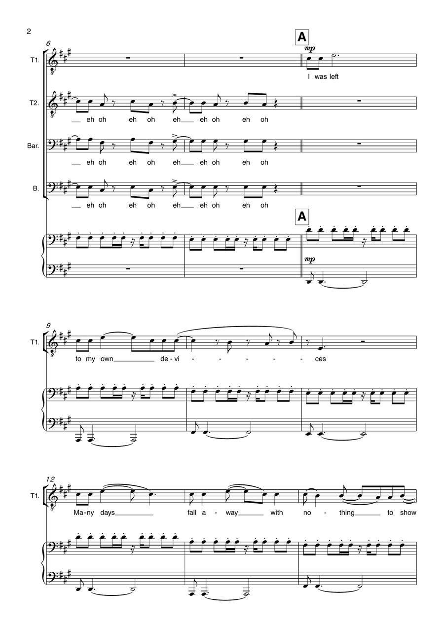Pompeii TTBB scores gallery preview page 2